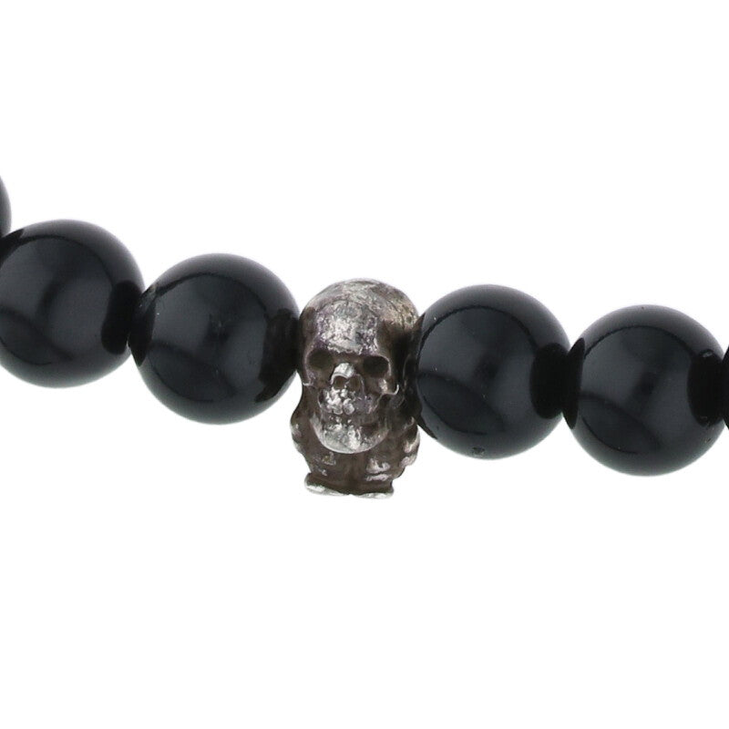 Chrome Hearts Delfino 6mm Bead Bracelet Black