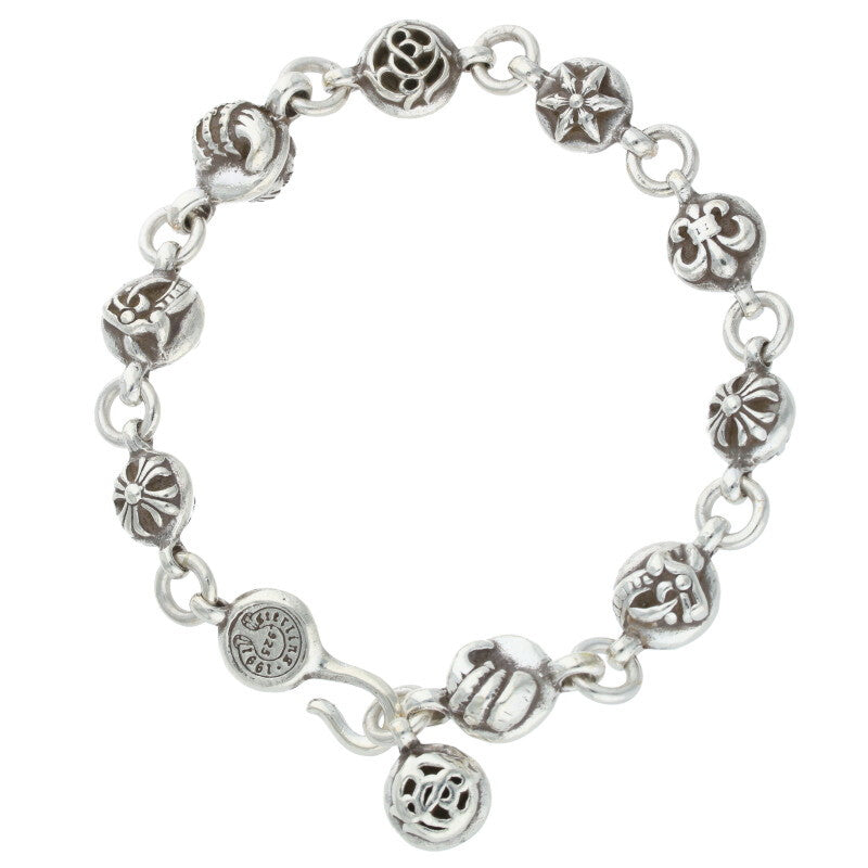Chrome Hearts #2 Multi Ball Silver Bracelet