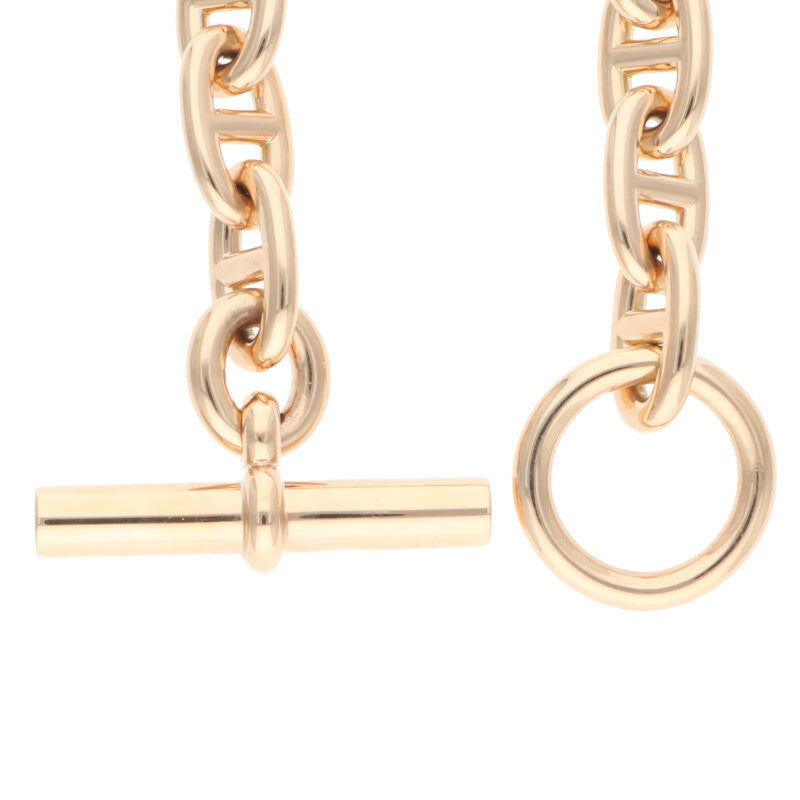HERMES Chaine d'Ancre MM 18K Pink Gold Size ONE SIZE