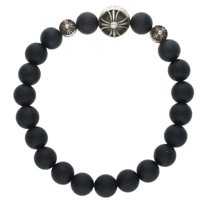 Chrome Hearts 8mm Onyx Bead Bracelet Size ONE SIZE