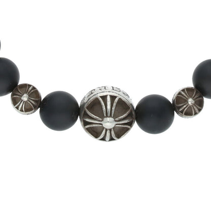 Chrome Hearts 8mm Onyx Bead Bracelet Size ONE SIZE