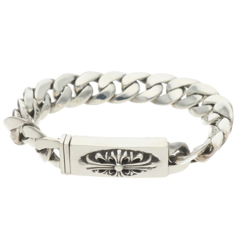 Chrome Hearts ID BBY FLRL CRS Silver Bracelet Size ONE SIZE