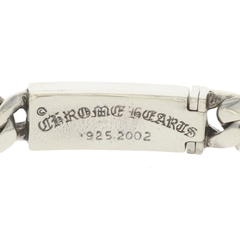 Chrome Hearts ID BBY FLRL CRS Silver Bracelet Size ONE SIZE