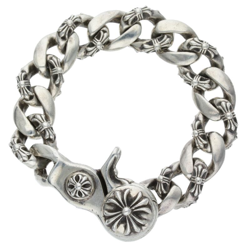 Chrome Hearts Fancy Chain Link Clip Bracelet Size ONE SIZE