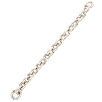 HERMES Acrobate GM Sterling Silver Bracelet Size ONE SIZE