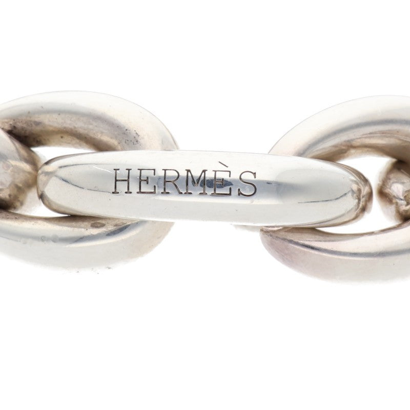 HERMES Acrobate GM Sterling Silver Bracelet Size ONE SIZE