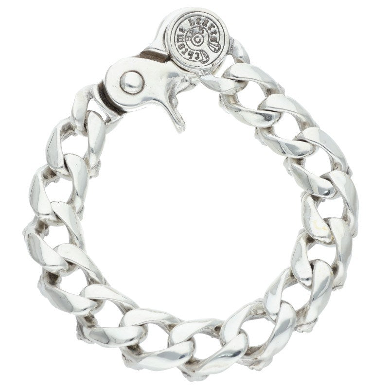 Chrome Hearts Crow Link Clip Silver Bracelet Size ONE SIZE