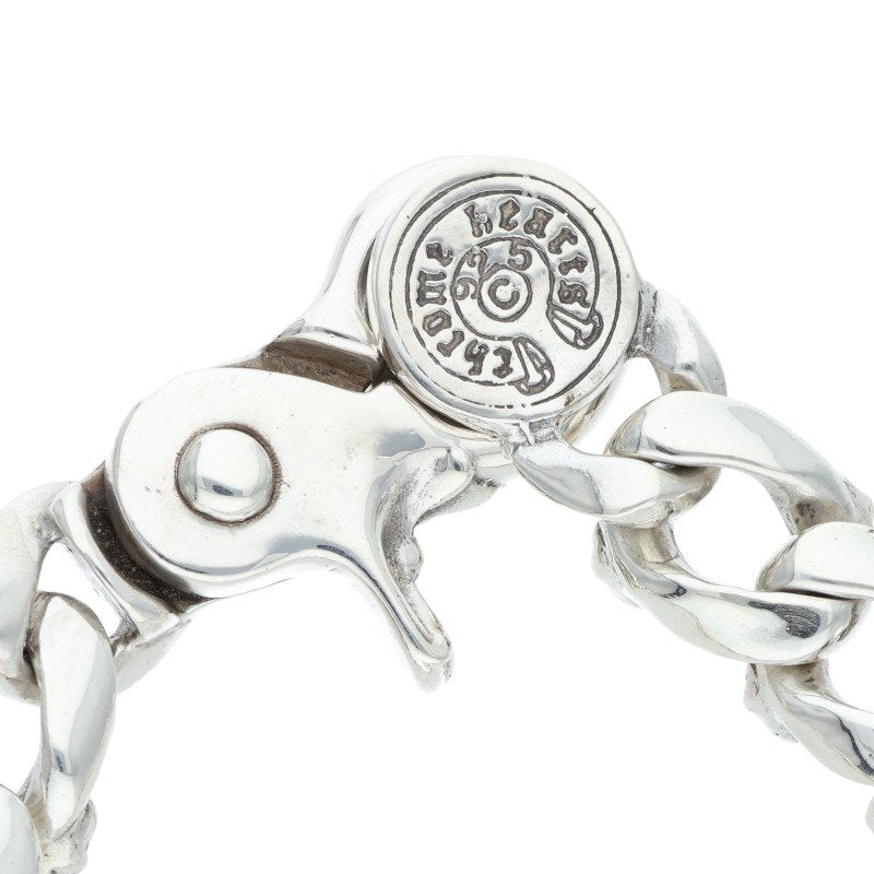 Chrome Hearts Crow Link Clip Silver Bracelet Size ONE SIZE