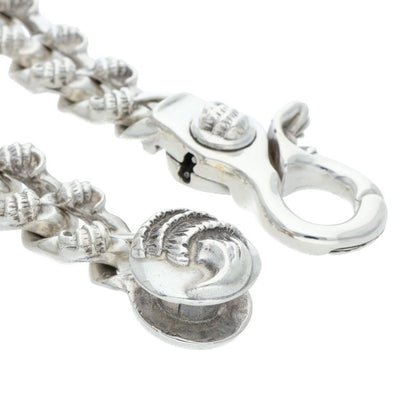 Chrome Hearts Crow Link Clip Silver Bracelet Size ONE SIZE