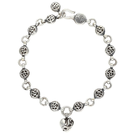 Chrome Hearts #1 Floral Ball Heart Silver Size ONE SIZE
