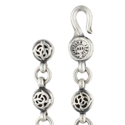Chrome Hearts #1 Floral Ball Heart Silver Size ONE SIZE