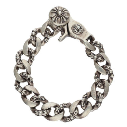 Chrome Hearts Fancy Link Clip Silver Bracelet