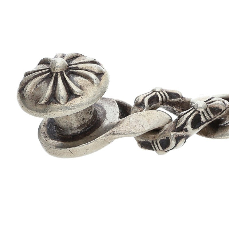 Chrome Hearts Fancy Link Clip Silver Bracelet