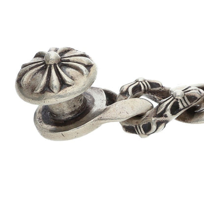 Chrome Hearts Fancy Link Clip Silver Bracelet