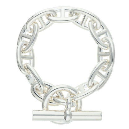 HERMES Chaine d'Ancre TGM Silver Bracelet Size ONE SIZE