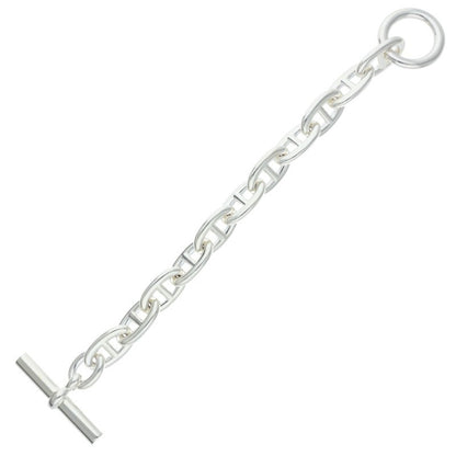 HERMES Chaine d'Ancre TGM Silver Bracelet Size ONE SIZE