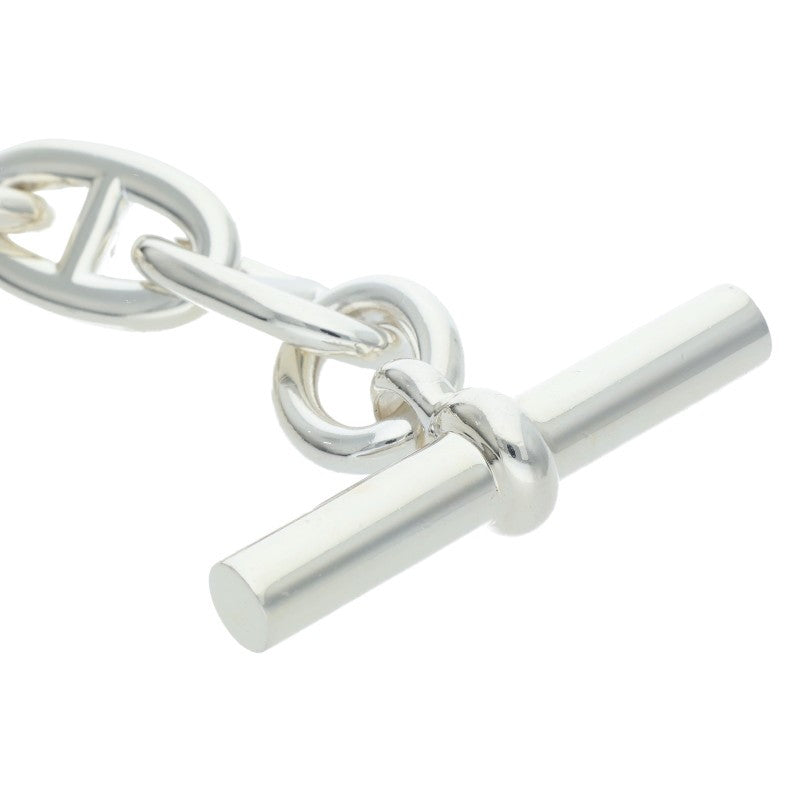 HERMES Chaine d'Ancre TGM Silver Bracelet Size ONE SIZE