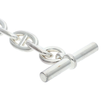 HERMES Chaine d'Ancre TGM Silver Bracelet Size ONE SIZE
