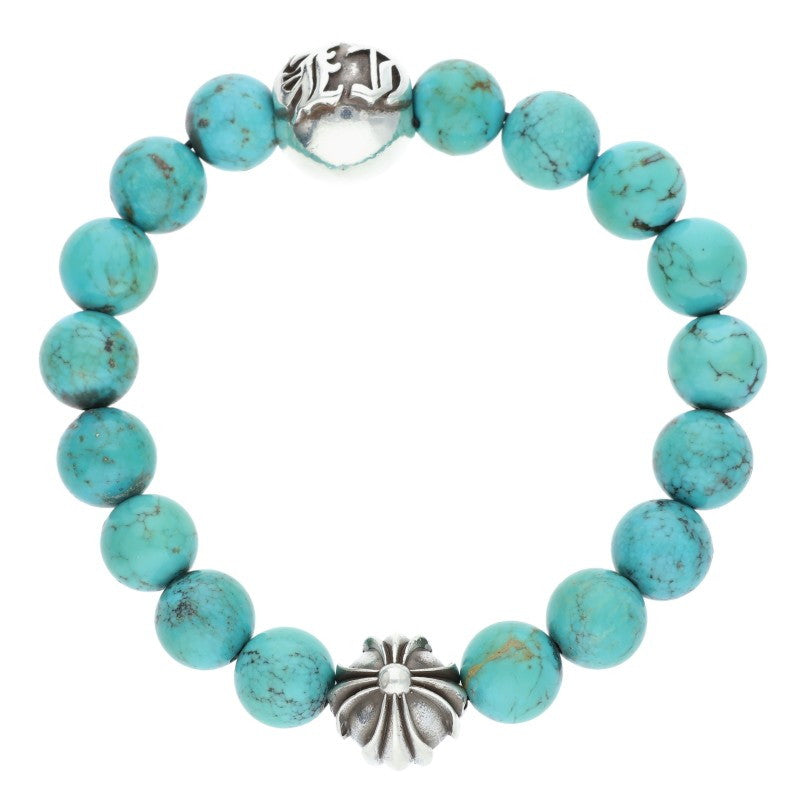 Chrome Hearts 8mm Turquoise Bead Bracelet Size ONE SIZE