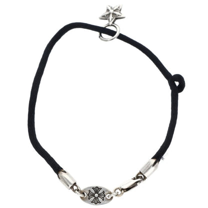 Chrome Hearts KZ Star Stack Silk Bracelet (Silver 2.77g)