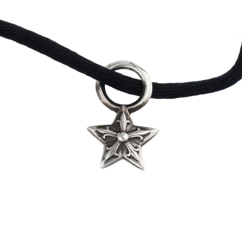Chrome Hearts KZ Star Stack Silk Bracelet (Silver 2.77g)