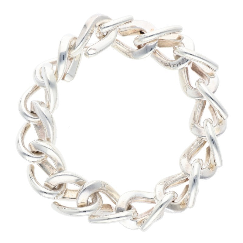 TIFFANY&Co. Forge Large Link Silver Bracelet Size ONE SIZE