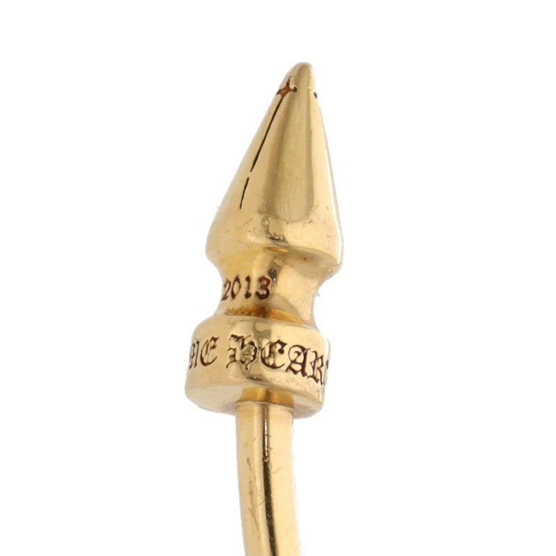 Chrome Hearts 22K Yellow Gold Spike Cuff Size ONE SIZE