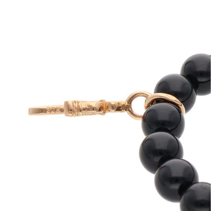 Chrome Hearts 22K Stack Dagger 6mm Black Bead