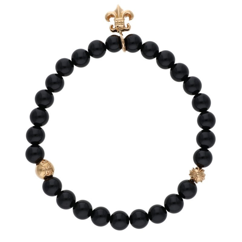 Chrome Hearts 22K BS Flare 6mm Black Bead