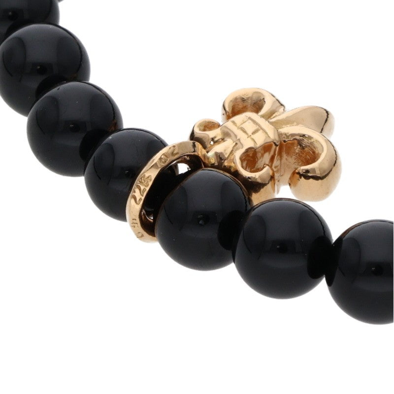 Chrome Hearts 22K BS Flare 6mm Black Bead Size ONE SIZE