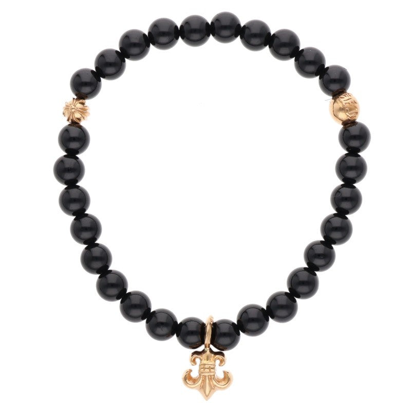 Chrome Hearts 22K BS Flare 6mm Black Bead Size ONE Multi