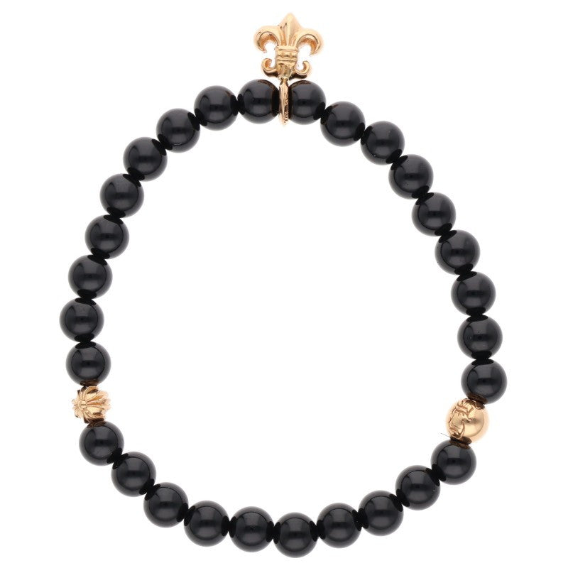 Chrome Hearts 22K BS Flare 6mm Black Bead Size ONE Multi