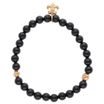 Chrome Hearts 22K BS Flare 6mm Black Bead Size ONE Multi