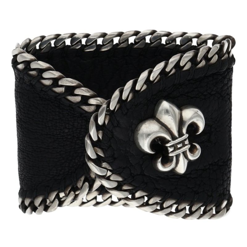 Chrome Hearts LTHR PLS BS Flare Chain Leather Size ONE Multi
