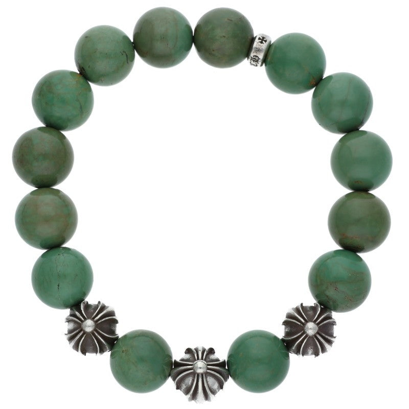Chrome Hearts Sterling Silver 12mm Turquoise