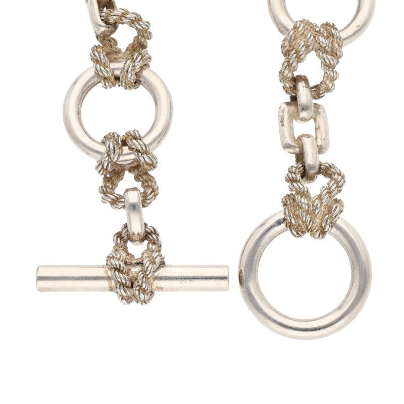 HERMES De Arnet GM Silver Bracelet Size ONE SIZE