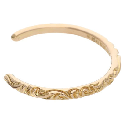 Chrome Hearts 22K Gold Scroll Band Bangle