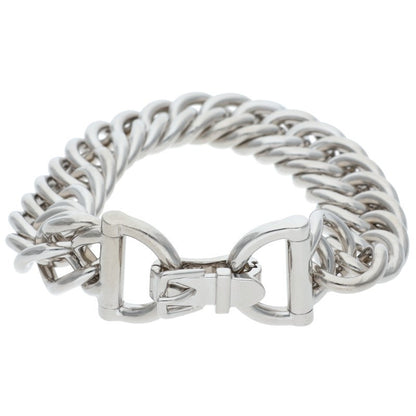 HERMES Petits Champs Sterling Silver Bracelet Size ONE SIZE