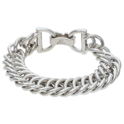 HERMES Petits Champs Sterling Silver Bracelet Size ONE SIZE