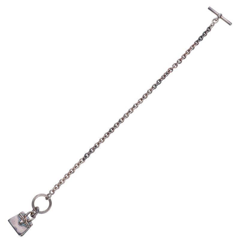 HERMES Amulette Birkin Sterling Silver Size ONE SIZE