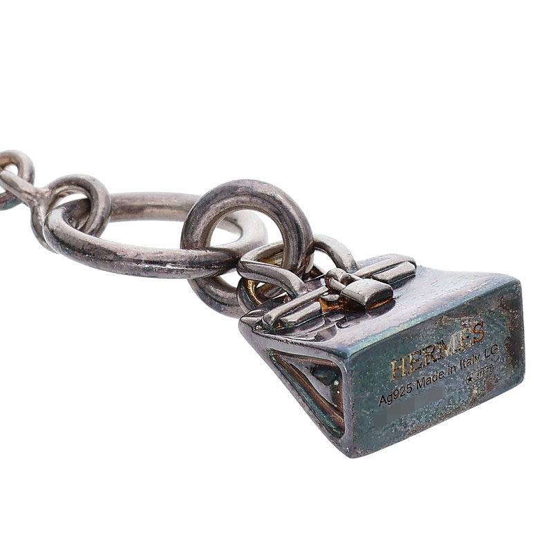 HERMES Amulette Birkin Sterling Silver Size ONE SIZE
