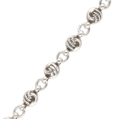 Chrome Hearts #1 Crow Ball Silver Bracelet Size ONE SIZE
