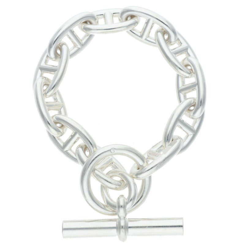 HERMES Chaine d'Ancre GM Silver Bracelet Size ONE SIZE