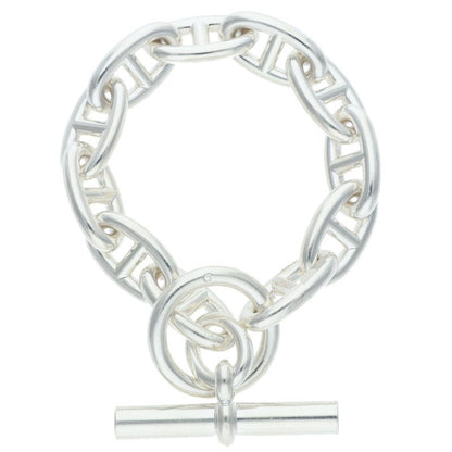 HERMES Chaine d'Ancre GM Silver Bracelet Size ONE SIZE