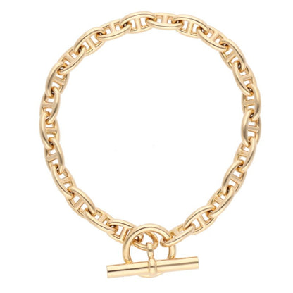 HERMES Chaine d'Ancre TPM 18K Yellow Gold Size ONE SIZE