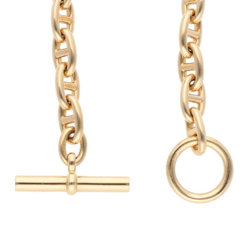 HERMES Chaine d'Ancre TPM 18K Yellow Gold Size ONE SIZE
