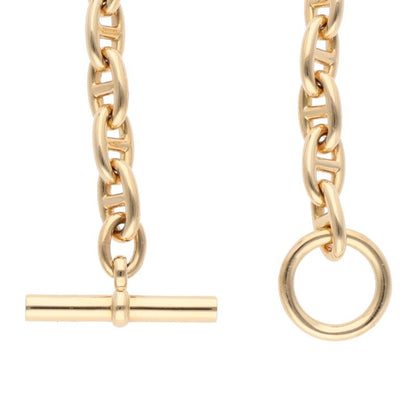 HERMES Chaine d'Ancre TPM 18K Yellow Gold Size ONE SIZE