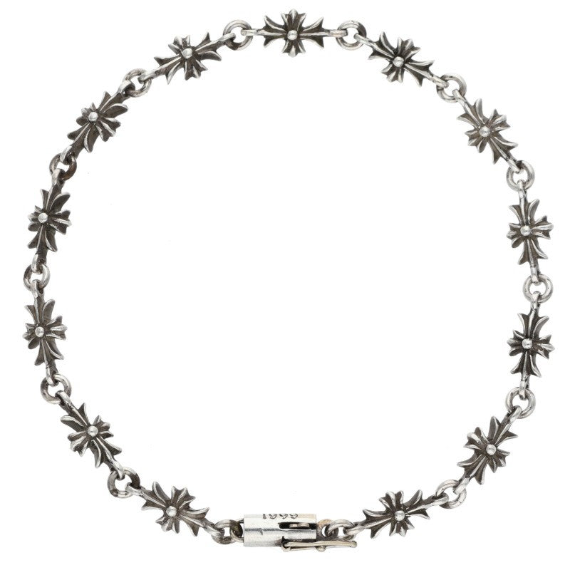 Chrome Hearts TNY E CH PLS Silver Bracelet Size 13LINK