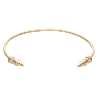 Chrome Hearts 22k Spike Cuff Gold Bangle