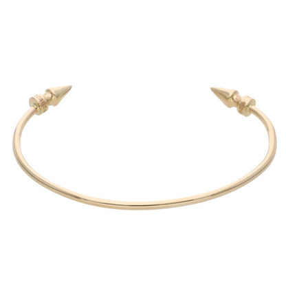 Chrome Hearts 22k Spike Cuff Gold Bangle